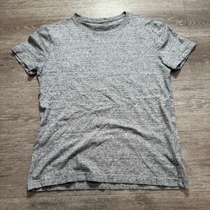Banana Republic Shirt Mens Small Gray Short Sleeve‎ Tee Organic Cotton Soft Wash